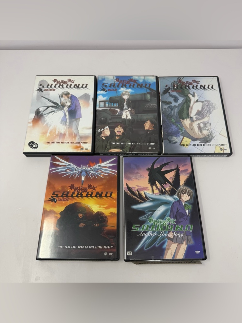 Saikano Vol 1 2 3 4 & Another Love Song Anime Lot Girlfriend Breakup Love Song